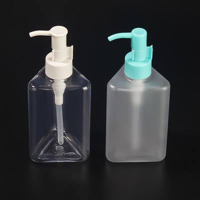 Saç Yağı İçin 200ml Boş Havasız Pompa Şişe Üçgen Şeffaf