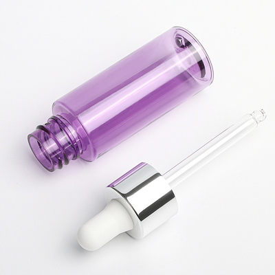 Kalın Plastik Damlalıklı Şişeler 30ml PET Plastik Malzeme Serigrafi