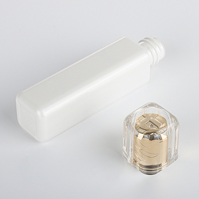 ODM Akrilik Lüks Boş Parfüm Şişeleri Ambalaj Gül Altın 15ML 30ML