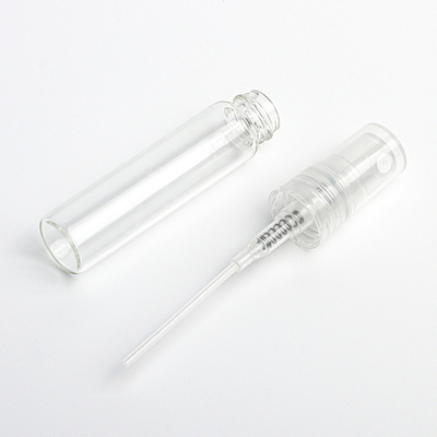 PET Mini Seyahat Boş Mist Sprey Şişeleri Parfüm Parfüm Temizle 2ml 3ml 5ml
