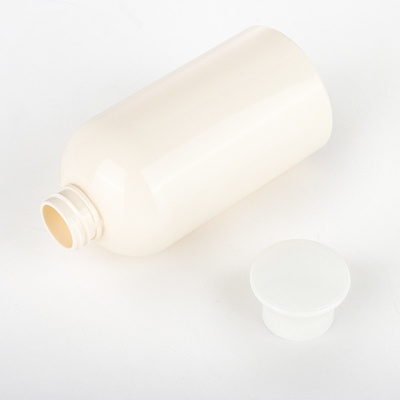 Kozmetik Plastik Toner Şişesi 300ml 350ml Şeffaf Yuvarlak Plastik Şişe